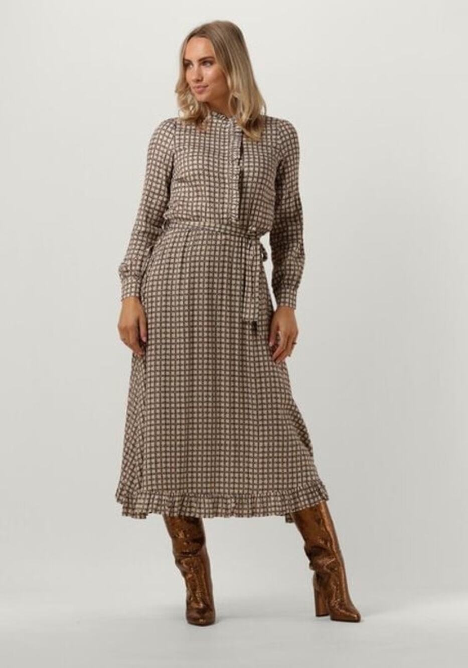 NWT Dea Kudibal Small Midi Dress Adina Abstract Artsy Luxury Formal Collared
